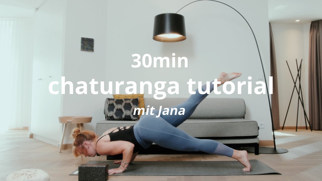 Yoga Workout Flow - Chaturanga Tutorial | 30 min | EN