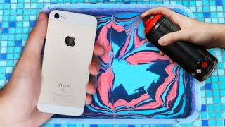 HYDRO Dipping iPhone SE !! 🎨