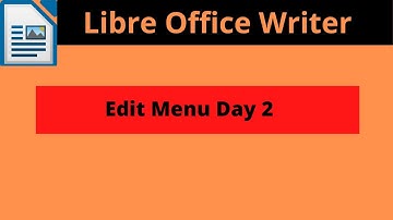 Libre offfice Edit Menu For o level CCC Exam | Call For Live Class 6306363113
