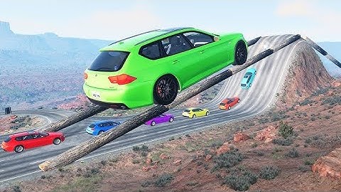 Cars vs UNFINISHED Road Bridge Challenge #10 - BeamNG.drive Fails & Crashes 2025!