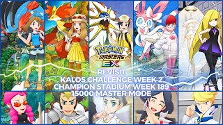 Revisit Kalos Challenge Week 2 🏟 Champion Stadium Week 187 15000 Points - Pokémon Masters EX