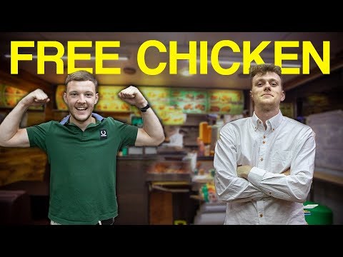 We got free chicken wings in London using theories of persuasion (very persuasive)