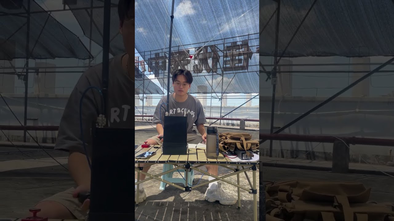 Using PMR 171 Plays SSB Via Antenna GH V5 On The Roof 