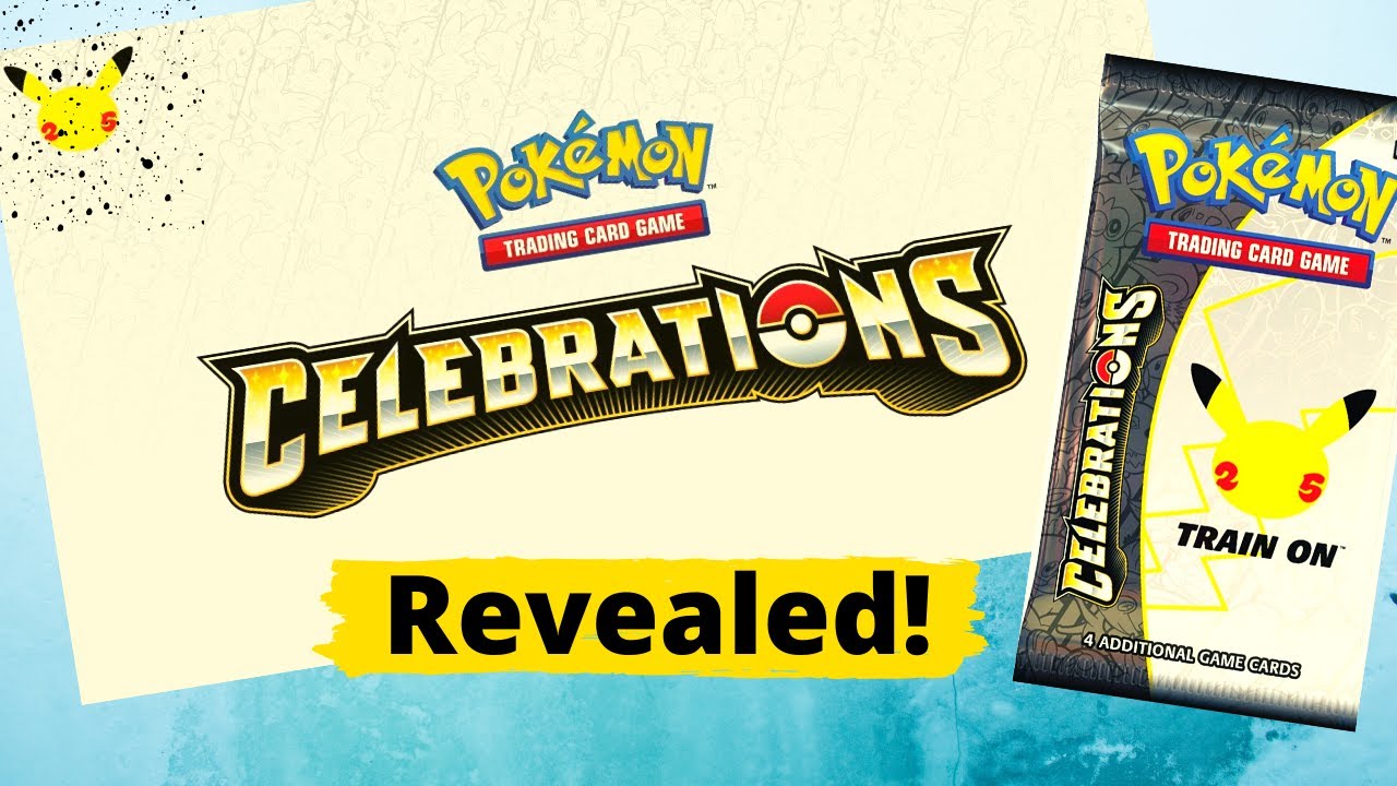 25th Anniversary Pokemon Celebrations Product Revealed!