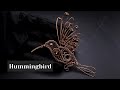 Hummingbird Wire-Wrapped Pendant