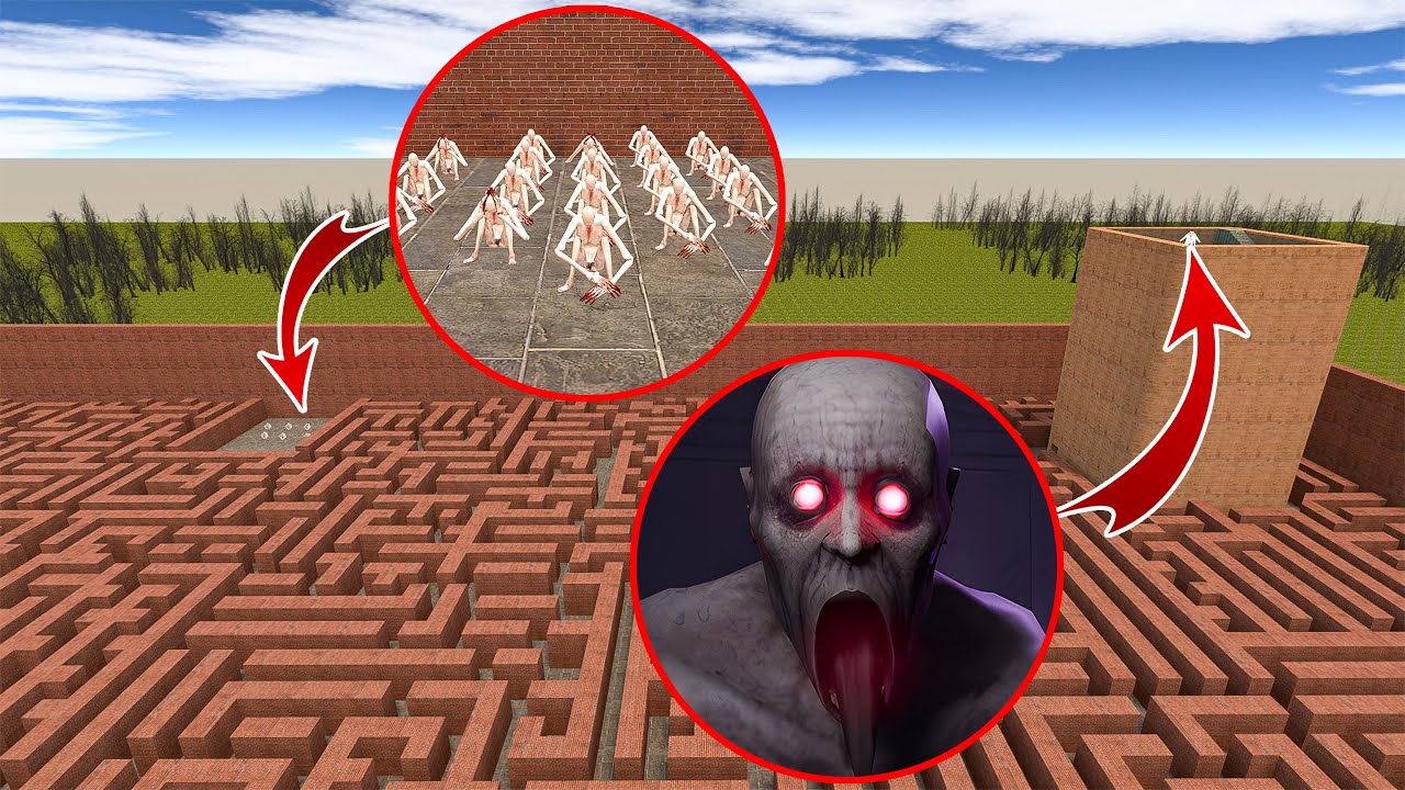 Never Going To Maze Again With SCP-096 In Garry's Mod #4