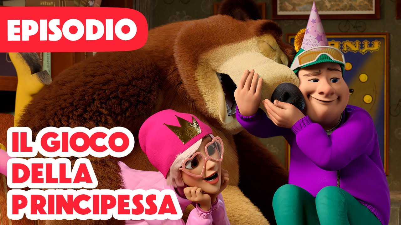 💥Nuovo episodio💥Masha e Orso🐻👱‍♀️Il gioco della principessa 👸👾(Episodio 135)💥 Princess and the Beast
