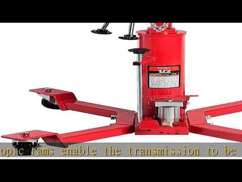 Sunex 7793B 1/2-Ton Telescopic Transmission Jack & 7706 Fuel Tank