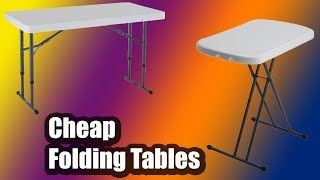 5 Cheap Folding Tables