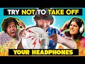 Adults react to try not to take your headphones off challenge