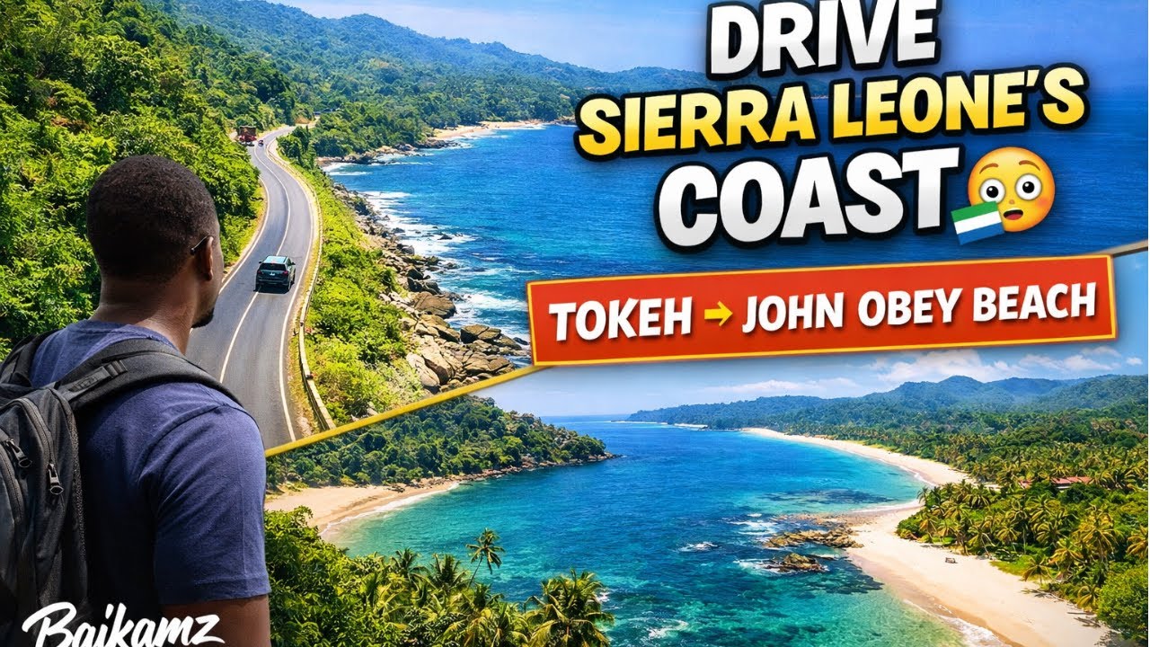 Эта прибрежная дорога заставит вас влюбиться в Сьерра-Леоне 🇸🇱 | Токе → Пляж Джона Обея