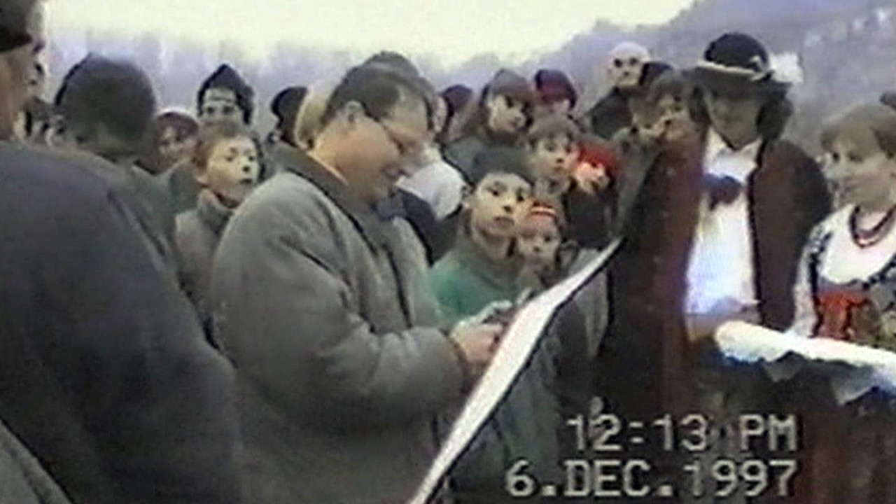 Otwarcie mostu na Dunajcu Jazowsko - Obidza; 06-XII-1997r.