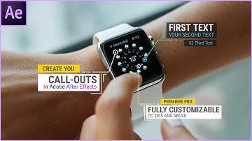 10 Free Call Out Titles Animation Template For Adobe After Effects | After Effects Tutorial