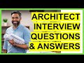 ARCHITECT Interview Questions And Answers! (How To PASS an Architecture Interview)