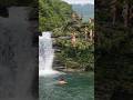 Scuba diving for stunning waterfalls #Waterfall #Travel