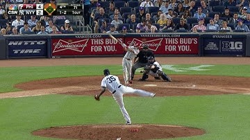 PHI@NYY: Hernandez rips two-run double to right field