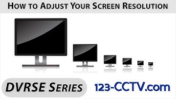 How To Change Screen Resolution On SE Series DVR - 123CCTV