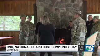 Michigan Army National Guard joins DNR to celebrate partnership