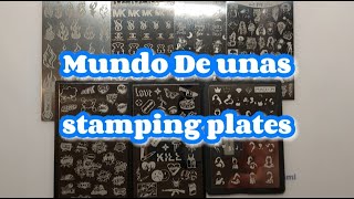 MUNDO DE UNAS STAMPING PLATES