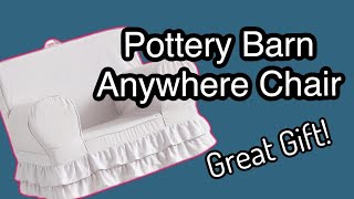 Kids Pottery Barn Anywhere Chair Assembly - Dusty Lavendar // DITL // SAHM