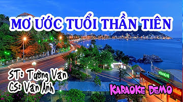 [KARAOKE] Mơ Ước Tuổi Thần Tiên - Vân Anh