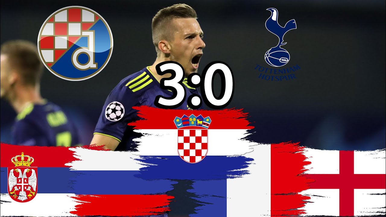Dinamo 3:0 Tottenham : Hrvatski, Srpski, Ruski, Engleski i Francuski komentator [AUDIO]