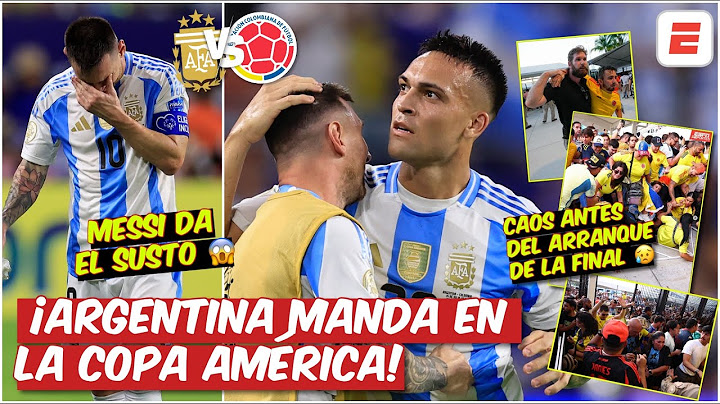 ARGENTINA GANÓ LA COPA AMÉRICA 1-0 COLOMBIA. Messi y Di Maria lloran. Lautaro el héroe | Exclusivos