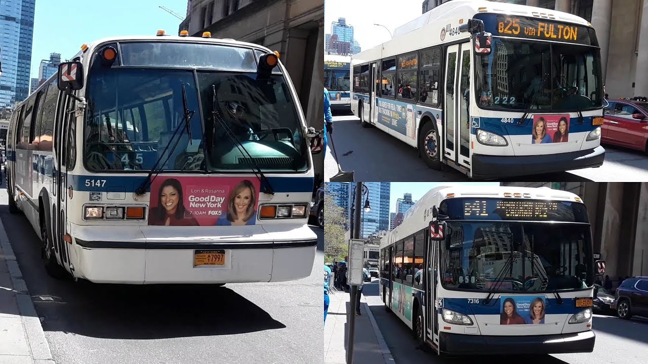 MTA: NovaBus RTS-06 [5147]|New Flyer XD40's [4840]/[7316] B41/B25 buses ...