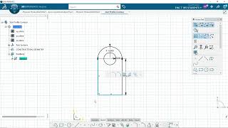 Slot using Profile & Auto Constraints 1 CATIA 3DExperience