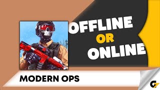 Modern Ops game offline or online ? screenshot 3