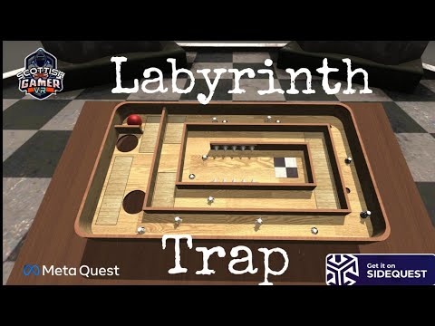 Labyrinth Trap VR | Quest 2 Puzzle Game | Sidequest/Applabs | Gameplay | Meta Quest 2