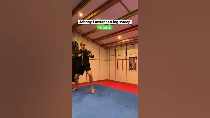 Johnny Lawrences leg sweep tutorialwhich Cobra Kai...