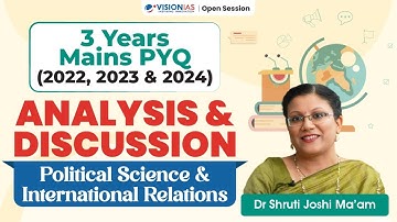 3 Years Mains PYQ (2022, 2023 & 2024) Analysis & Discussion | PSIR Optional | Part 1 | Shruti Ma