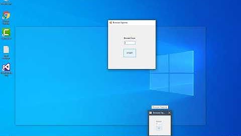 How To Make Application To Open Multiple Chrome Browser Using C#