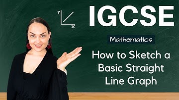 IGCSE | How to Sketch a Straight Line Graph