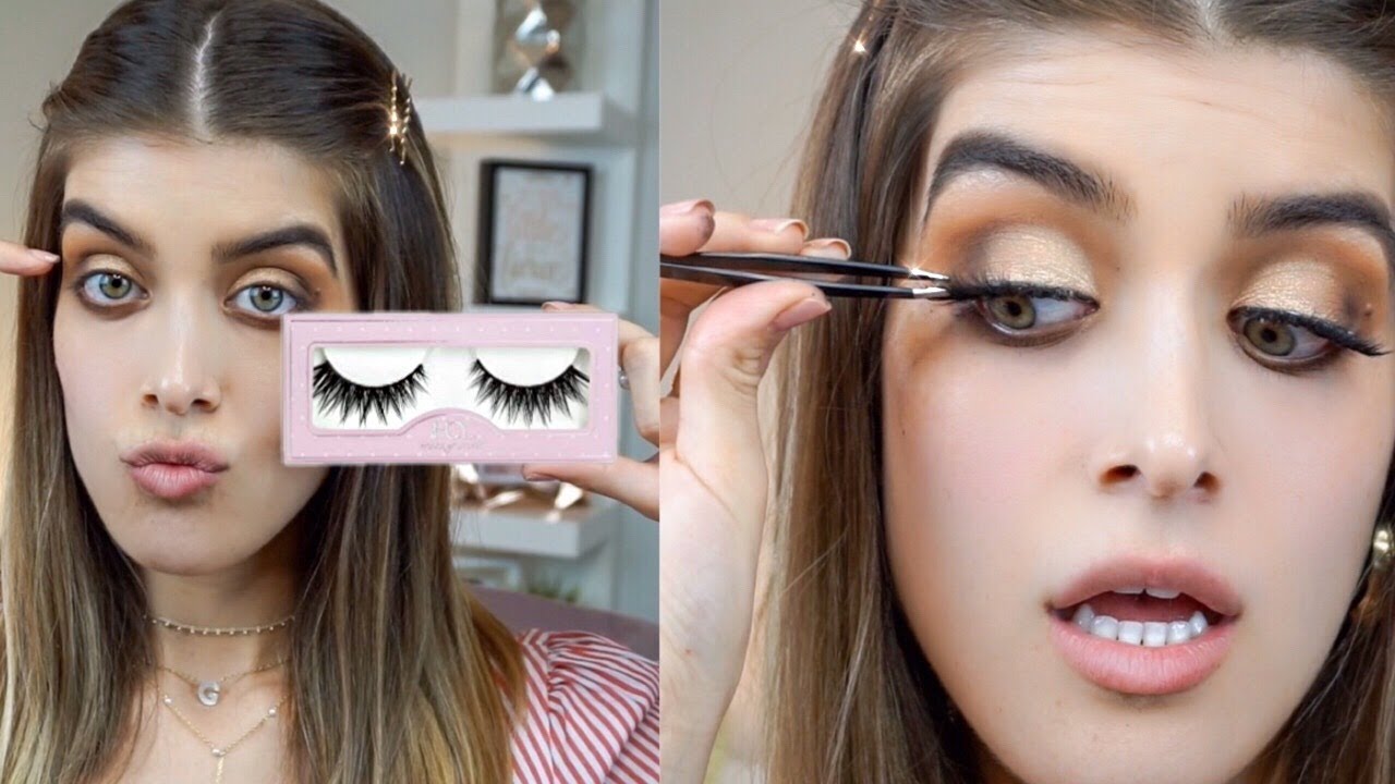 How to Apply False Lashes Easily Step by Step | CATANO GLAM ENGLISH