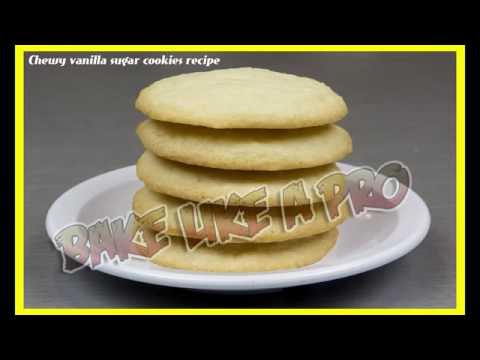 Easy Chewy Vanilla Sugar Cookies Recipe PREVIEW