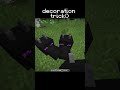 crazy decoration trick in minecraft...  #minecraft #shorts