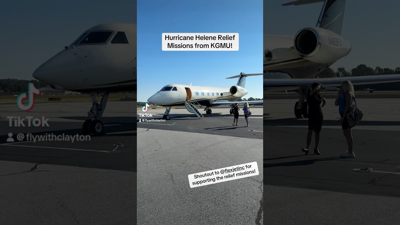 Hurricane Helene relief airdrop missions! 