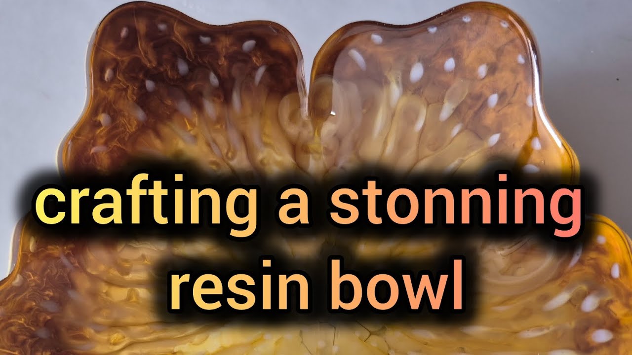 Make the most beautiful resin bowl you've ever seen, easily and without any special techniques.