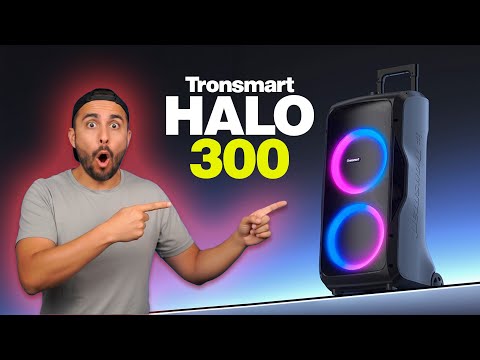 Probé la Tronsmart Halo 300 en mi gimnasio… y NO esperaba este sonido 🔊🔥 (Ganadora del Red Dot 2025)