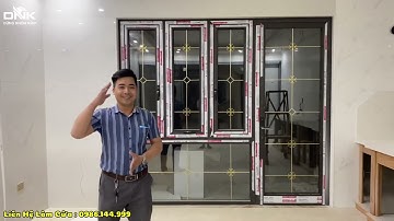 Lắp Đặt Cửa Nhôm Xingfa Cầu Cách Nhiệt - Kính Hộp Nan Hoa Đồng Trang Trí - Tại Từ Sơn Bắc Ninh