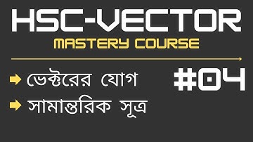 04. HSC - Vector || ভেক্টরের যোগ - সামান্তরিক সূত্র || Vector Addition - Parallelogram Law