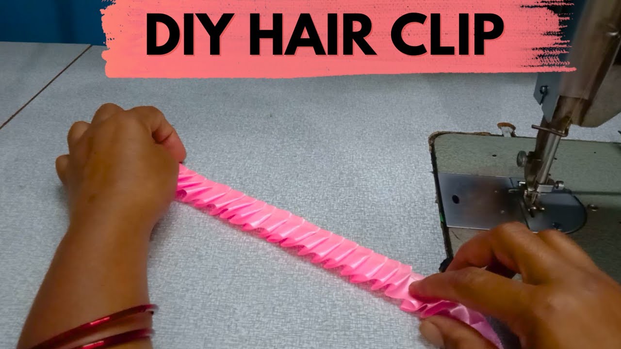 DIY Hair Clip Fabric Hair Clip How To Make Fabric Hair Clip... YouTube