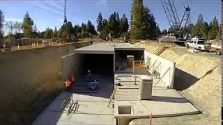 Installation of Precast Stormwater Panel Vault at New Elementary School