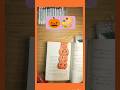Spooky pumpkin bookmark #shorts #viral #youtubeshorts #trending #art #craft