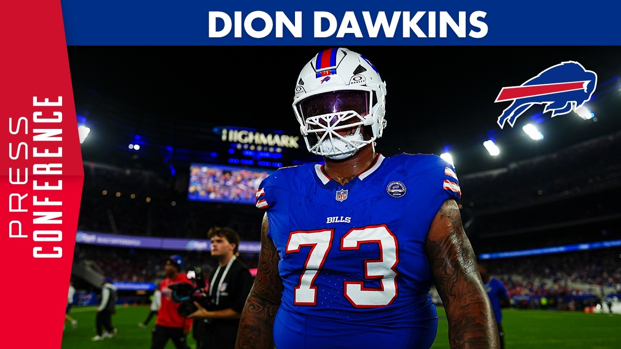 Dion Dawkins Talks Josh Allen Playing Free And Communication On The Offensive Line | Buffalo Bills