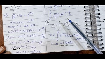 #6 Solve differential equations using Laplace Transformation  (net jrf , iit jam)