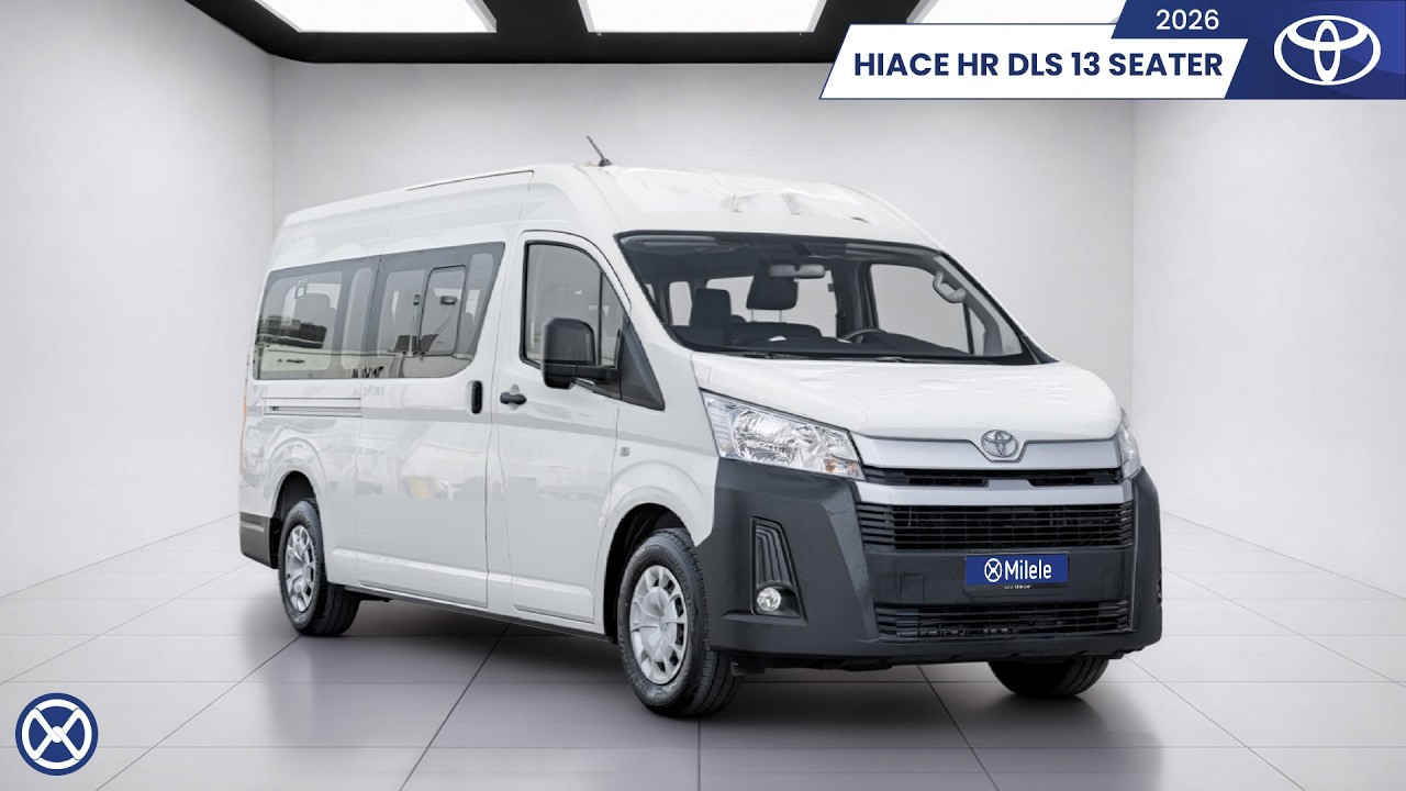 (LHD) TOYOTA HIACE HR DLS 13 SEATER 2.8D MT RWD MY2026 – WHITE video