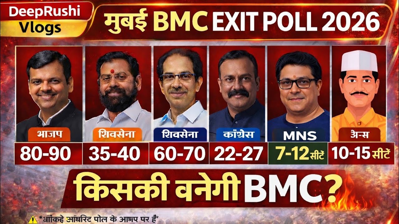 Mumbai BMC Exit Poll 2026 | किसकी बनेगी BMC? | बड़ा खुलासा 🔥